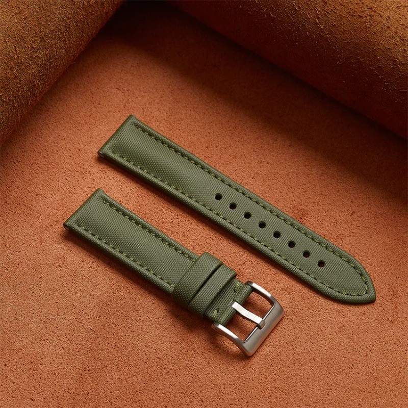Nylon Canvas Watch Strap 18 19 20mm 21 22mm 23mm 24mm Sailcloth Waterproof Band