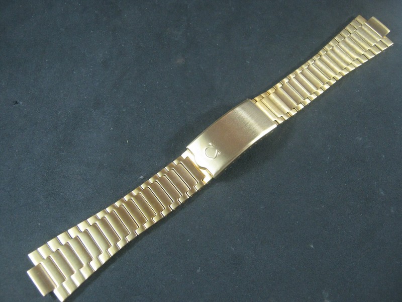New Bracelet Stainless Steel Gold Plated fit Omega Seamater Lug 11mm / 21mm
