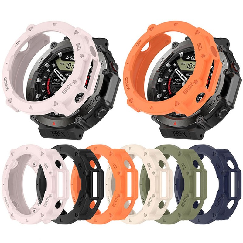TPU Armor Skeleton Protective Case Watch Case Accessory for Amazfit T-Rex Ultra gallery