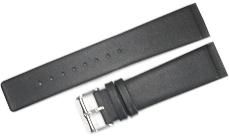 Genuine Leather Band fits Skagen Men’s Watch Black & Brown Flat 22MM