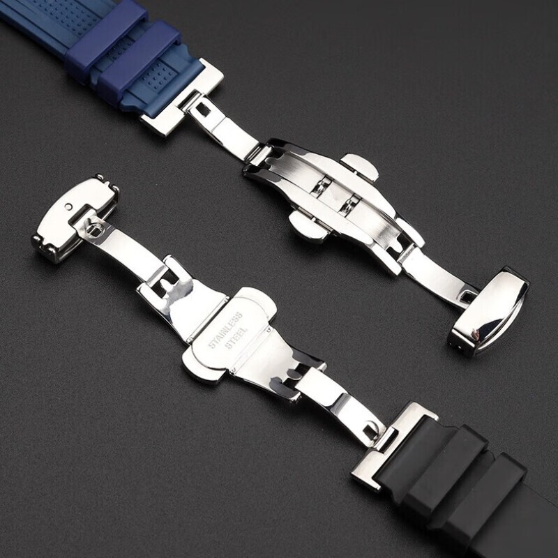 For ZENITH DEFY SKYLINE 06.9300.3620 03.9320.3620 FKM Watchband Waterproof Strap gallery
