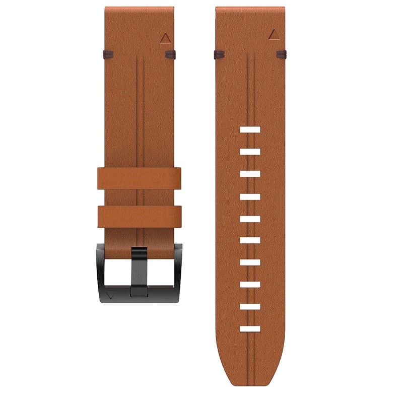 26mm Leather Watchband Strap Quick Wristband Fit For Garmin Fenix 7X 6X C gallery