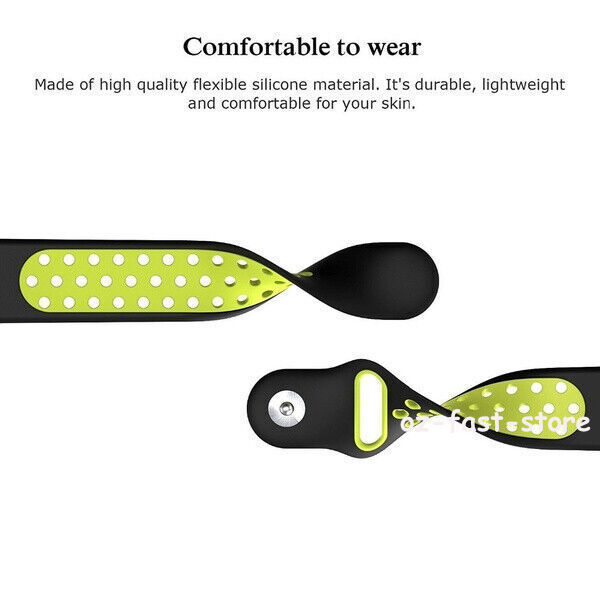 US Silicone Sports Watch Band Strap Wristband Bracelet For Fitbit Versa 2/1 Lite gallery