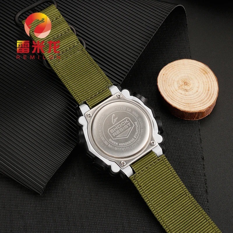 16mm Nylon Watch Strap For Casio DW5600/GWB5600/GA2100/GM2100/110 Small Block gallery