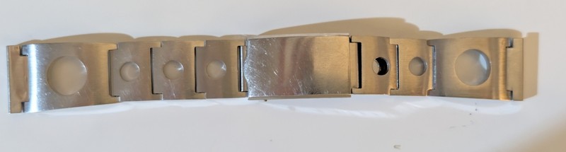 Vintage Kevin Drema Stainless Steel 18mm Rally Style Watch Strap Deployment
