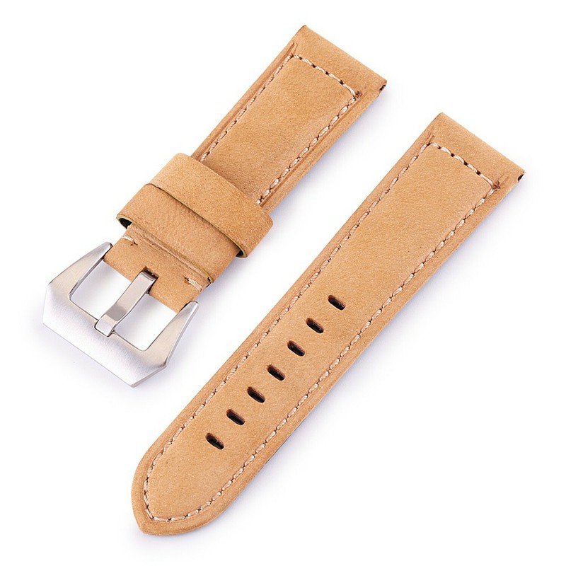 20mm 22mm 24mm 26mm Leather Watch Strap EYW Matte Wrist Band Glossy Watchband
