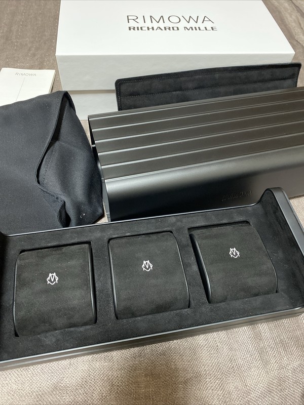 NEW Richard Mille x RIMOWA collaboration watch case box Not for sale Rare gallery