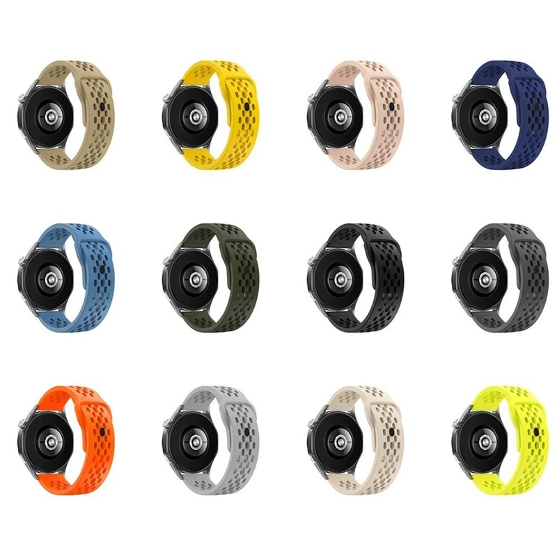 18mm 20mm 22mm Silicone Sport Breathable Watch band Silicone Strap gallery