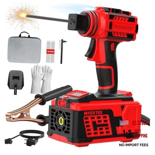 Portable Welding Machine 110V AUHOBJEQ – Fast Plug & Play Cable Solid MMA-110V