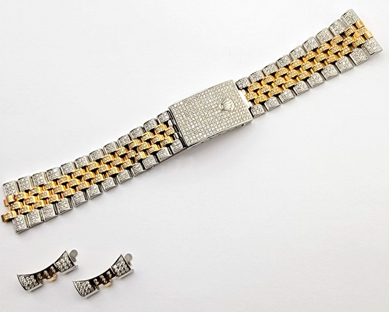 Rolex Datejust 2-Tone Yellow 4CTW Natural Diamond Jubilee 31mm Watch Bracelet gallery