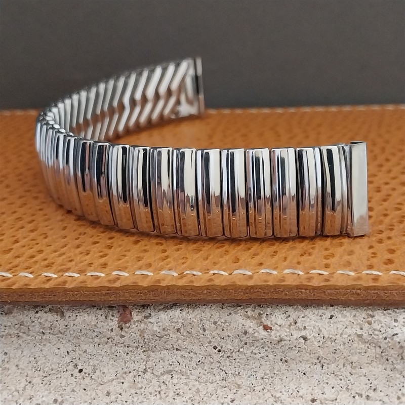 Vintage 1950s 5/8″ Stainless Steel Foster Classic Stretch Unused nos Watch Band