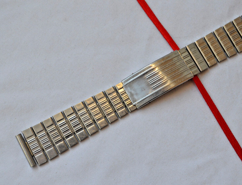 Soviet watch Bracelet vintage 165mm 18mm wristwat band Pobeda Raketa Poljot Luch