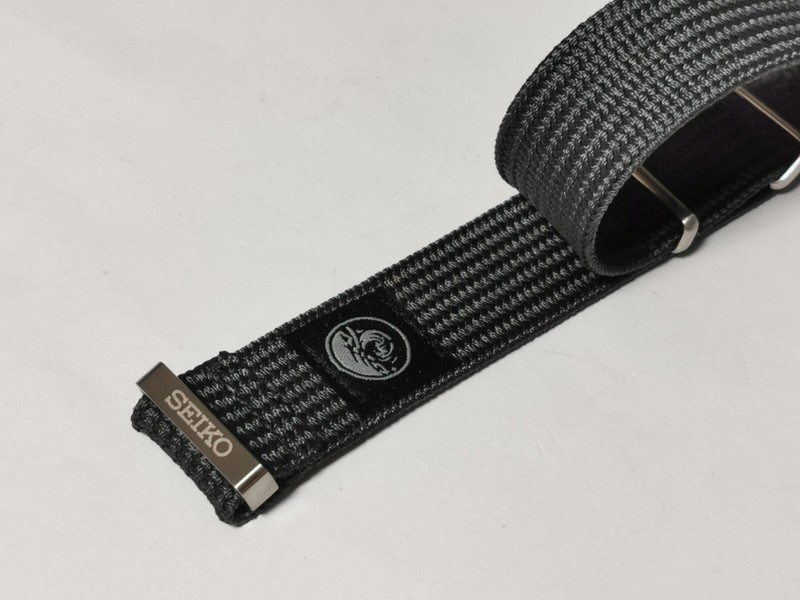 [New] Seiko Seichu Fabric Strap Prospex Series Grayish Band Genuine Rare