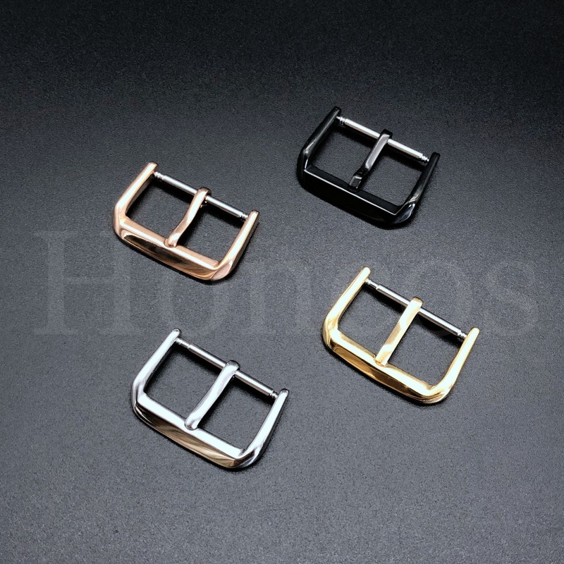 8-24 MM Spring Bar Pin Buckle Watch Rubber Leather Strap Alligator Clasp Nylon
