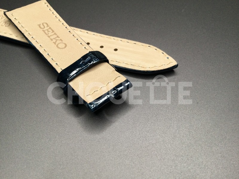 OEM Grand Seiko SBGW049 / 9S64-00J0 19mm Navy Crocodile Leather Band Strap JAPAN gallery