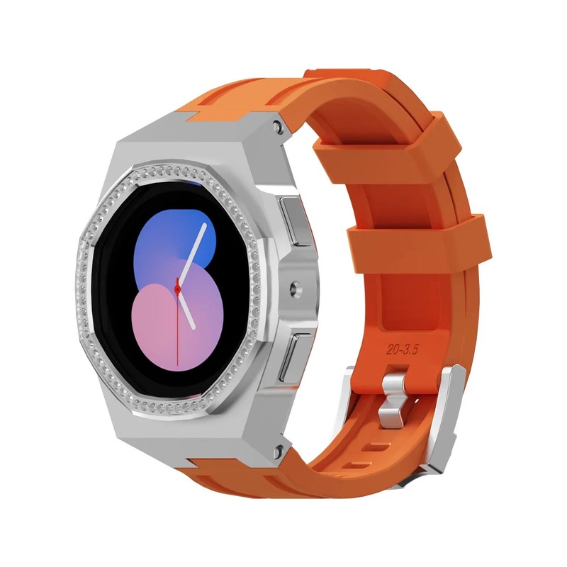 Bling Diamond Mod Kit Case Band For Samsung Galaxy Watch 6 5 4 40mm Cover Strap