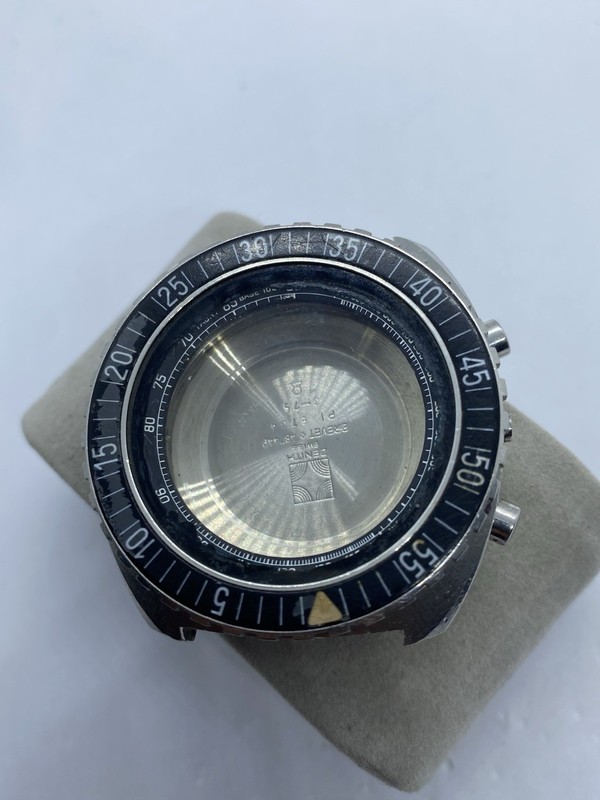 Zenith Chronograph El Primero Sub Sea 01-0190-415 Case For Parts Bezel Incluided