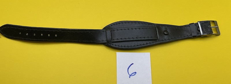 VINTAGE WATCH c. 1960s – 1970s MILITARY CUFF PILOT BAND (#6)