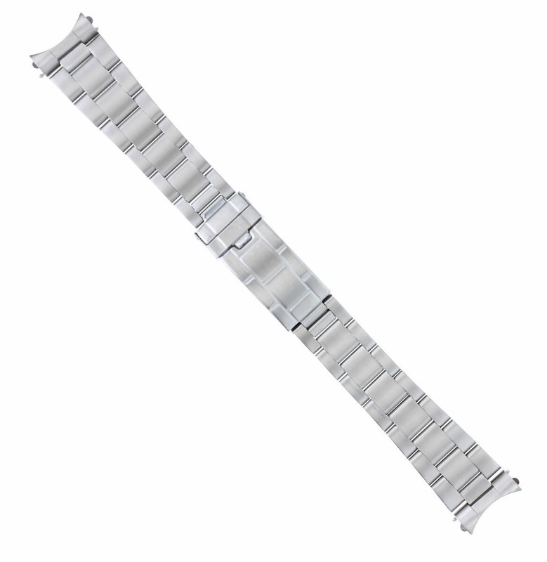 20MM OYSTER BAND FOR 40MM ROLEX EXPLORER II 2 16570 FIT FAT SPRING BAR FLIP LOCK
