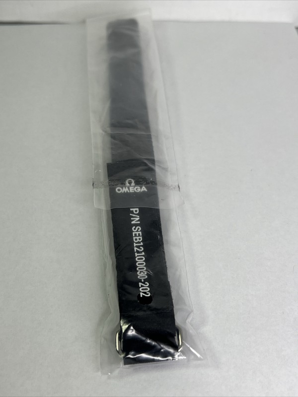 NEW Omega Speedmaster Moonwatch NASA Fabric Hook and Loop Strap SEB12100030-202
