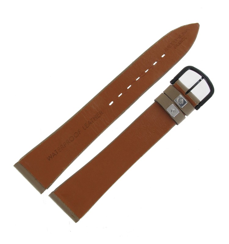 Hadley Roma MS936 18mm Beige Waterproof Calfskin Watch Band Vintage NOS gallery