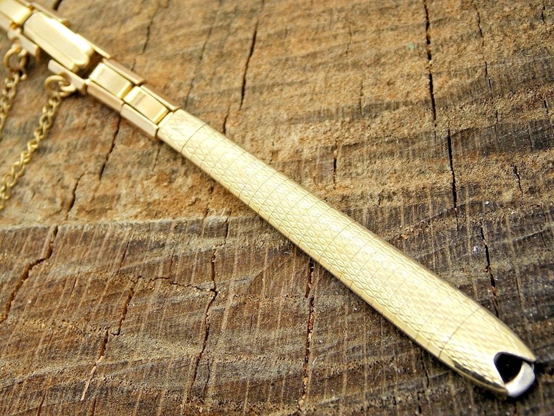 Vintage NOS Unused Kreisler Yellow Gold Filled Watch Band C-Ring Butterfly Clasp