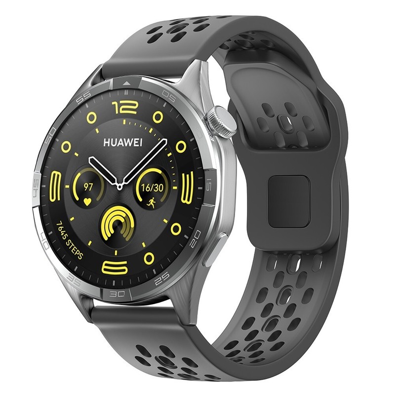 18mm 20mm 22mm Breathable Silicone Sport Watch band Silicone Strap gallery