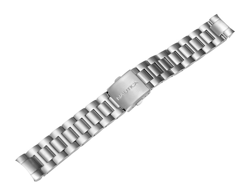 Nautica A14672G 20mm Steel Bracelet Push-Button Clasp Fits N14672G + Models