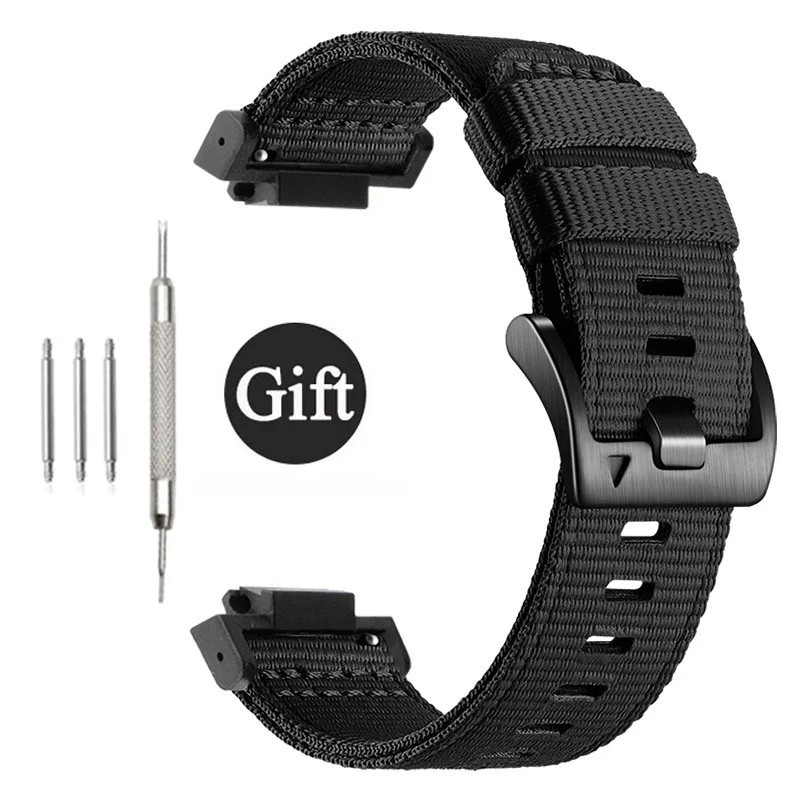 Nylon Watch Band for Casio G-Shock GA-100 Braided Loop Sport Strap Replacement