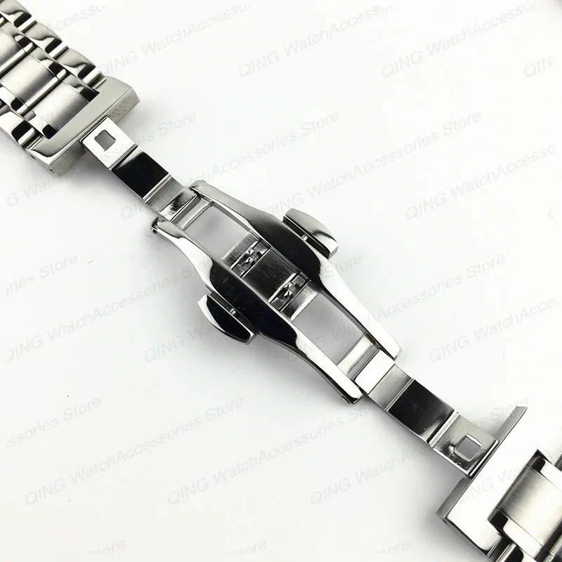 High Quality solid Stainless Steel watch Strap mens metal Bracelet 13 18 20 22mm gallery