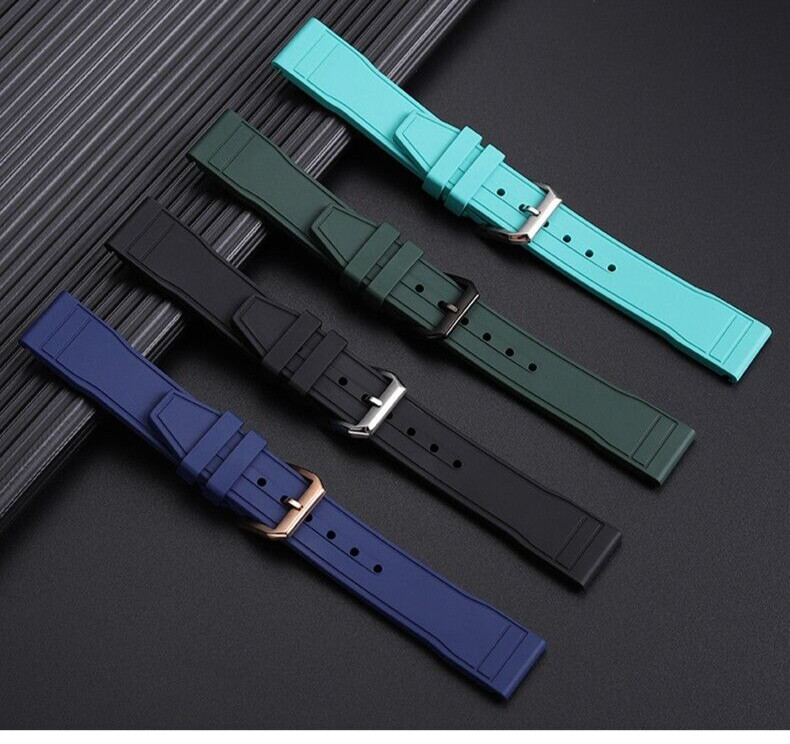 For IWC Pilot IW388110 IW388305/306 FKM Watchband Quick Release Watch Strap 20MM gallery