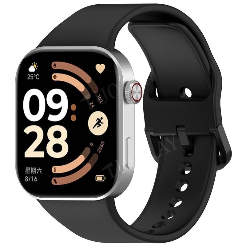 Sport Silicone Wrist Strap For Xiaomi Band 9 Pro/8 Pro / Redmi Watch 6/5/4 Band