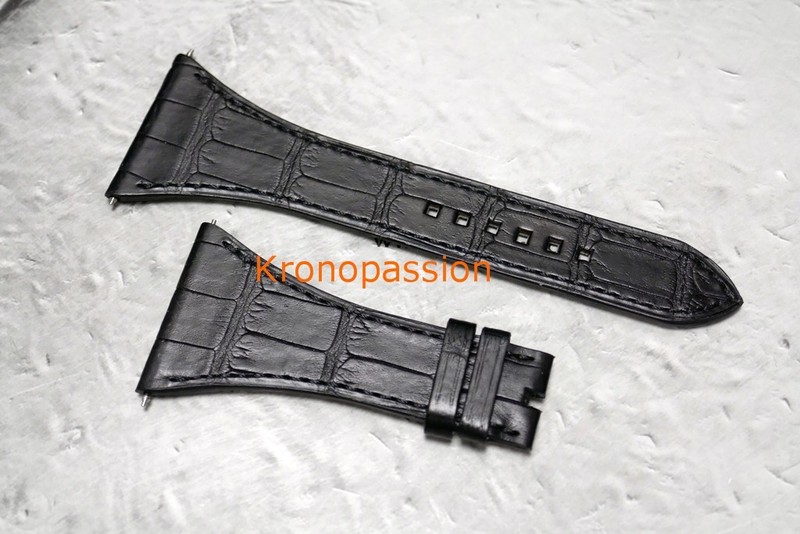 Harry Winston Black Alligator Strap For the Avenue Squared Series OEM New !