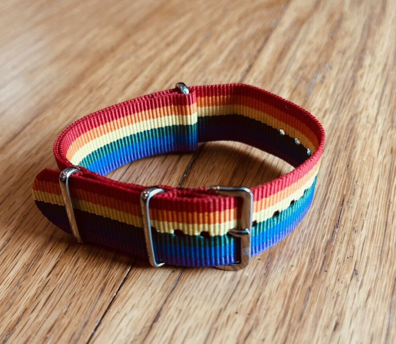 Wiscasset Watch – Pride Rainbow Watch Strap