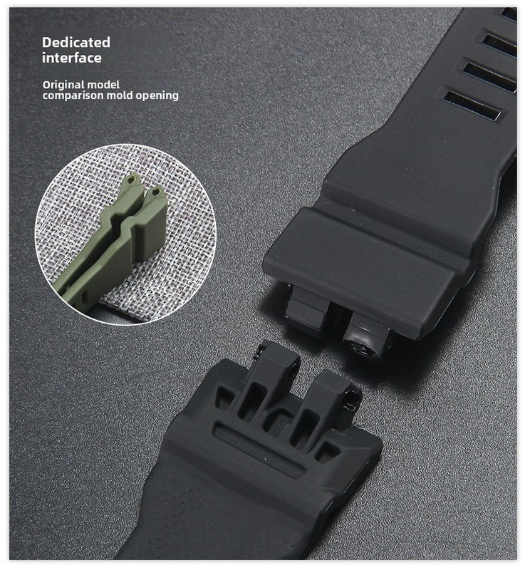 For Casio GBA-800/GBD-800/GMA-B800/GMD-B800 Rubber Watch Band Strap with Tools gallery