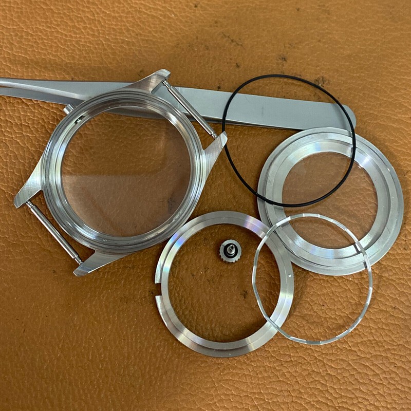 40MM 316L Stainless Steel Watch Case Sapphire Glass Case for NH35/NH36 Watch gallery
