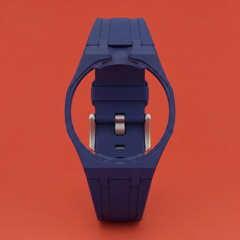 Bioceramic Case+Silicone Band Mod Kit For Swatch X AP Royal Pop Pocket Watch gallery