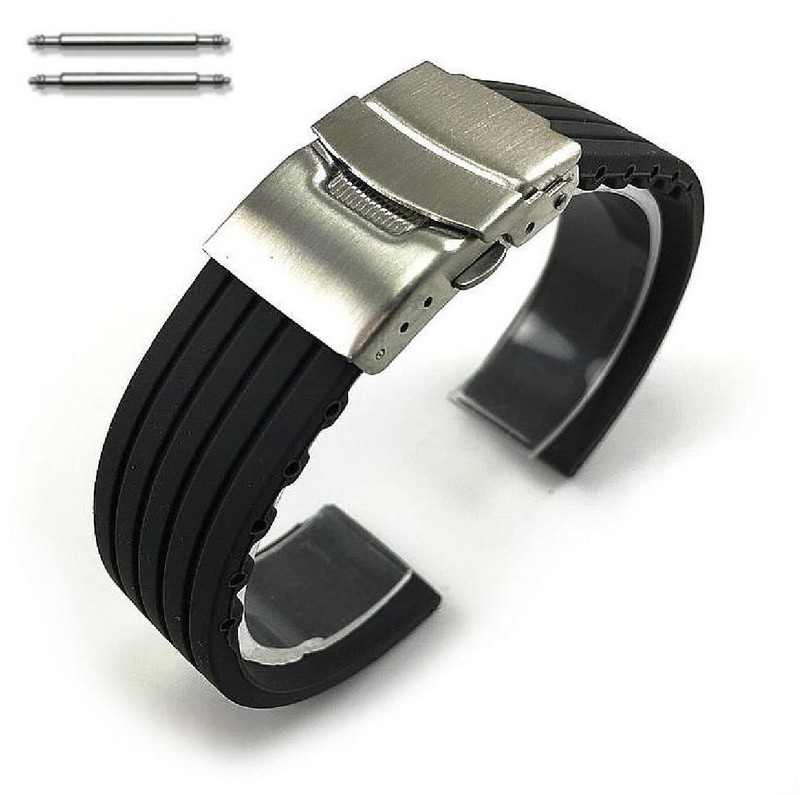 Steel & Silicone Replacement Watch Band J810-003WH04 Citizen Carson AW1770-53L gallery