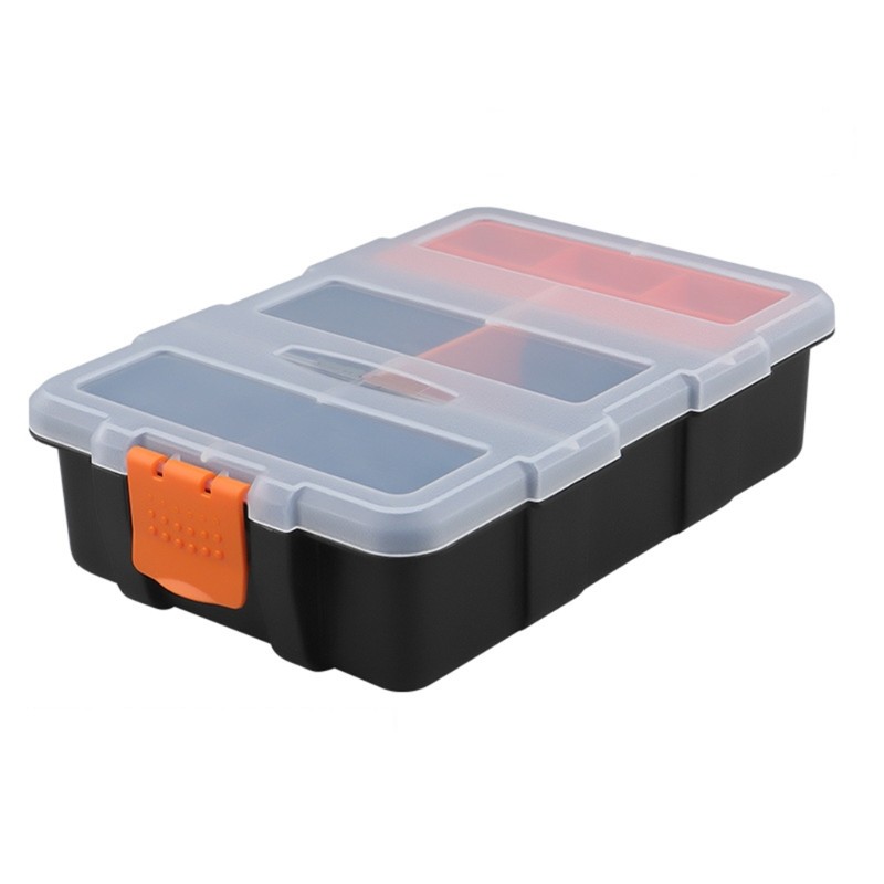 ABS Plastic Portable Parts Box Screw Storage Box Metal Parts Hardware Tool Box