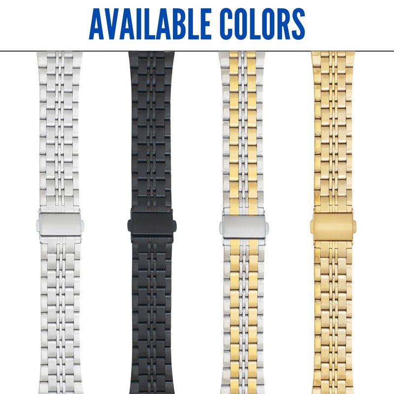 20mm Jubilee Stainless Steel Metal Watch Band for Tissot Carson gallery