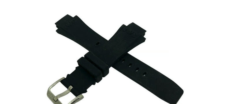 Black Rubber Strap For IWC Men’s Watch Replacement Band 16/26mm Lug