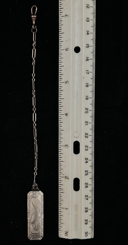 “Gold Filled” Watch Chain with Belt Loop & Nude Engraving