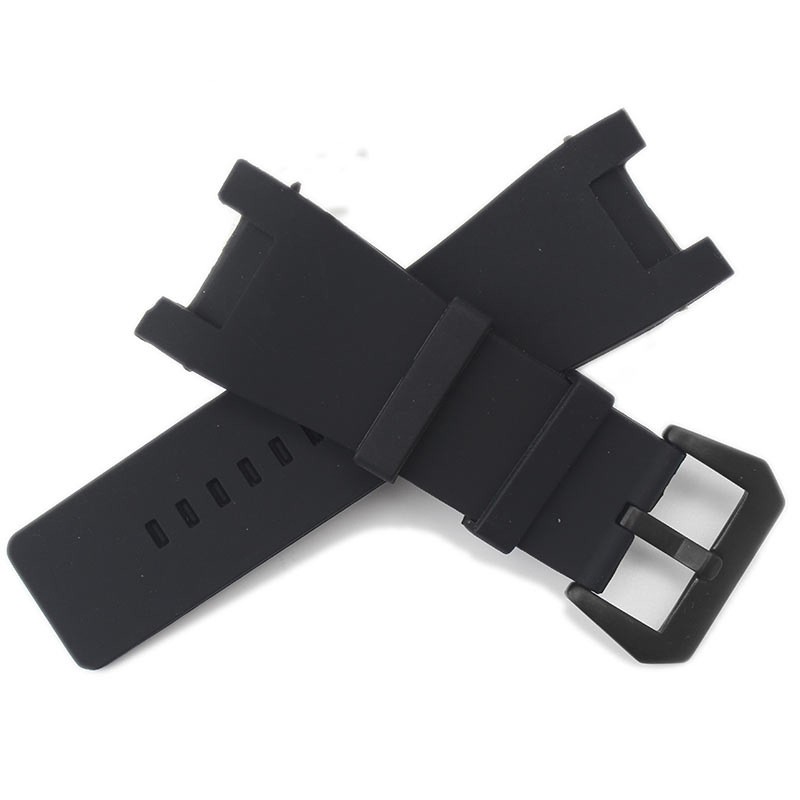 Soft Waterproof Silicone Watch Band Strap 32mm for Diesel DZ1216 DZ1273 DS4246 gallery