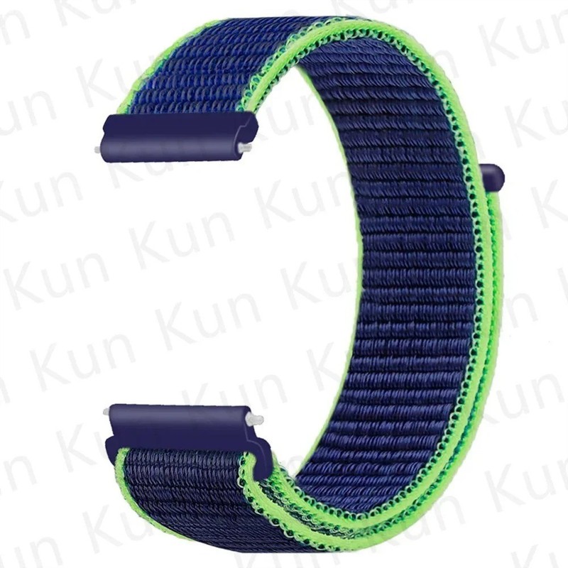 20mm 22mm Woven Nylon Sport Loop Watch Band Strap W/ Quick Release