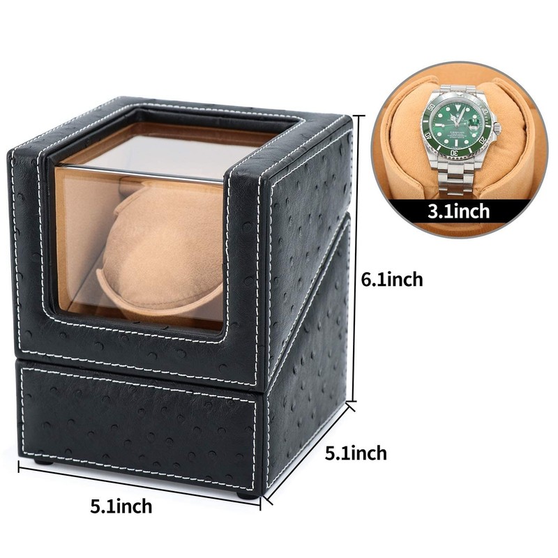 Automatic Single Watch Winder for Rolex and Other Luxury Watches Automatic W... gallery