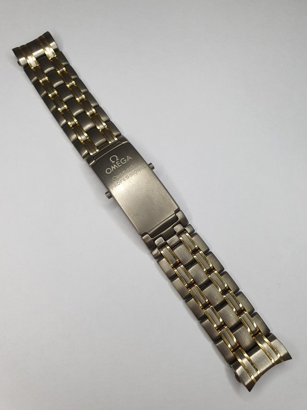 Omega Seamaster 1504-826 Titanium / Gold Bracelet – 20mm – Parts