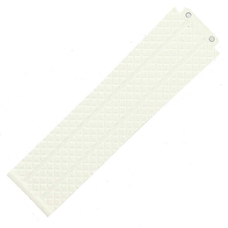 HUBLOT F1 BIG BANG RACING TIRES WHITE PARTIAL RUBBER STRAP MODEL 12-341-80
