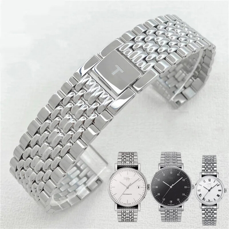 15 19 21mm Stainless Steel Watch Band Strap For Tissot T109610 T109407 T109210A