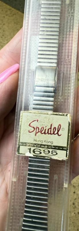 New Spiedel Vintage Silver Tone Watch Band Women’s 10mm