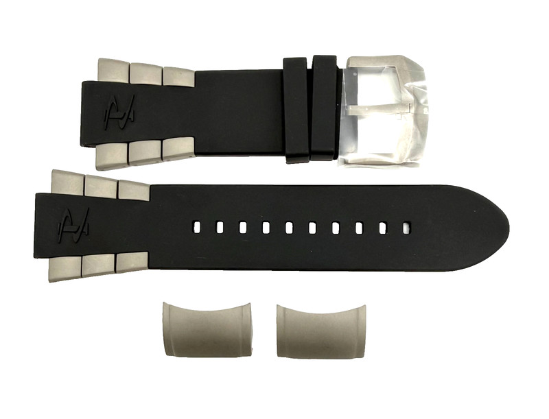 Authentic Invicta Reserve 0799 Black Rubber 35mm Watch Band